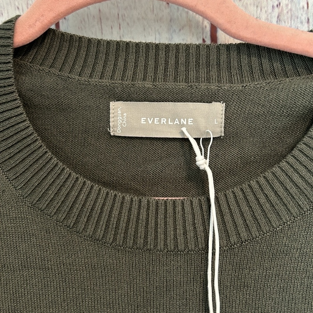 NWT Everlane The No-Sweat Sweater - Picture 4 of 10